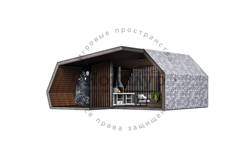 Беседка Ля Граф летняя бизнес