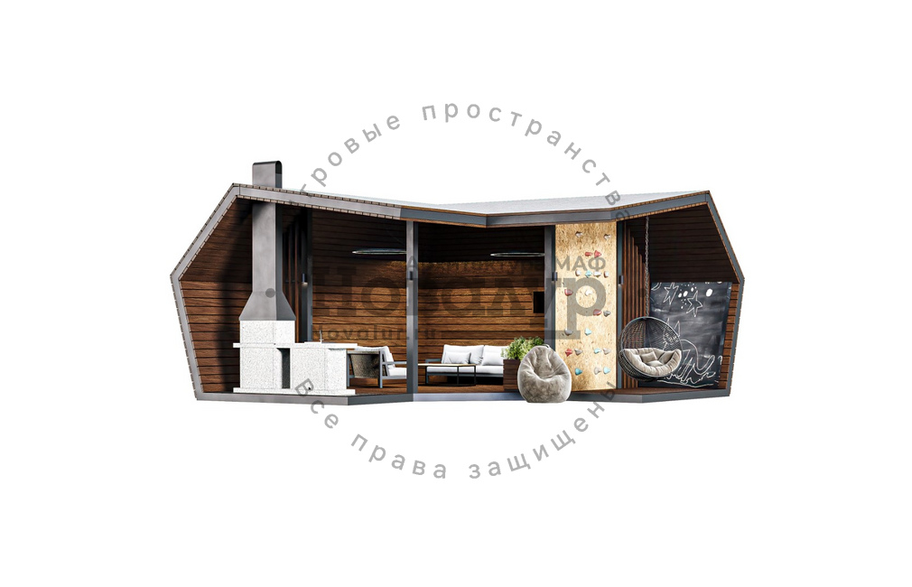 Беседка Зёльден летняя премиум