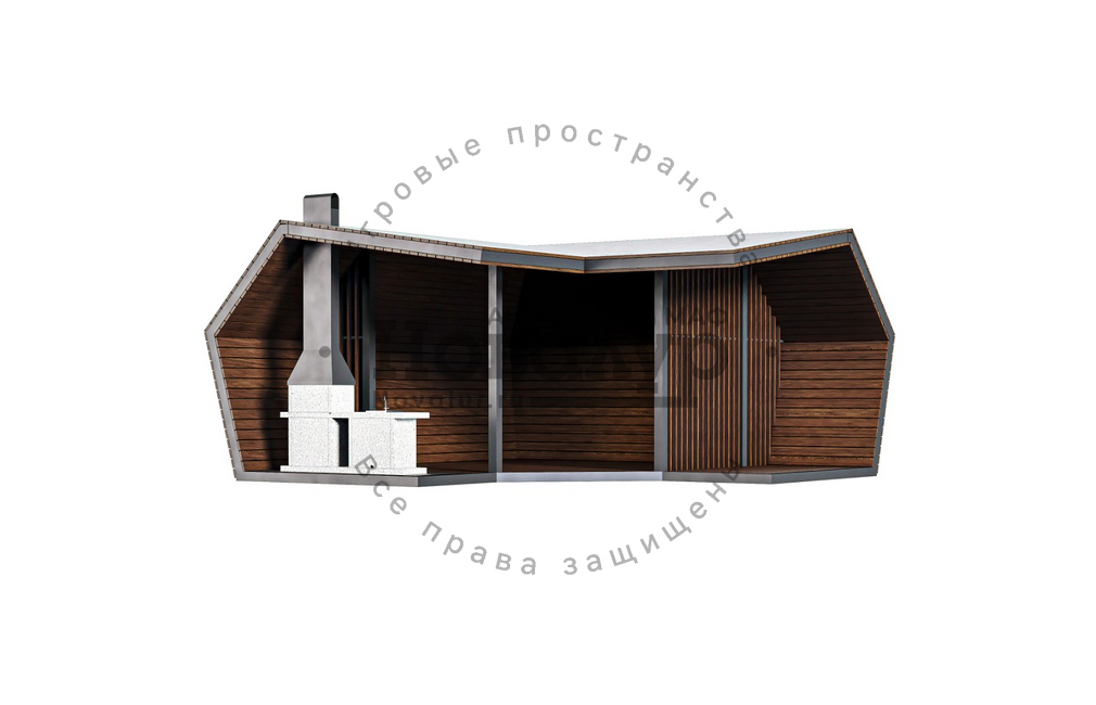 Беседка Зёльден летняя стандарт