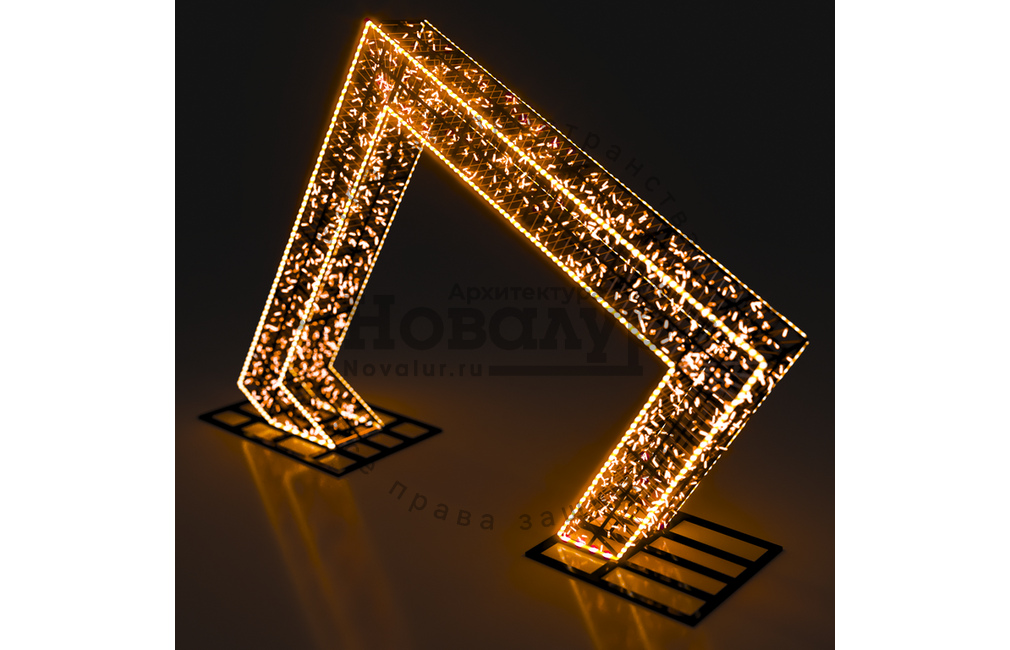 Новогодняя светодиодная арка 'Тоннель'