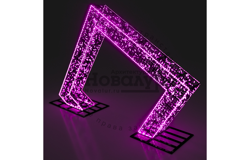 Новогодняя светодиодная арка 'Тоннель'