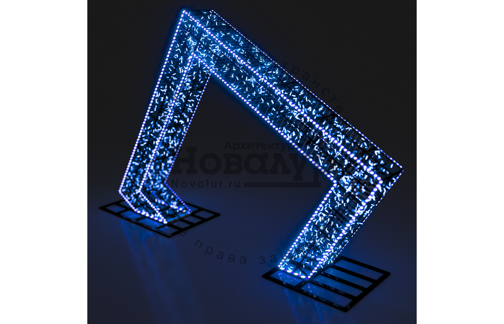 Новогодняя светодиодная арка 'Тоннель'