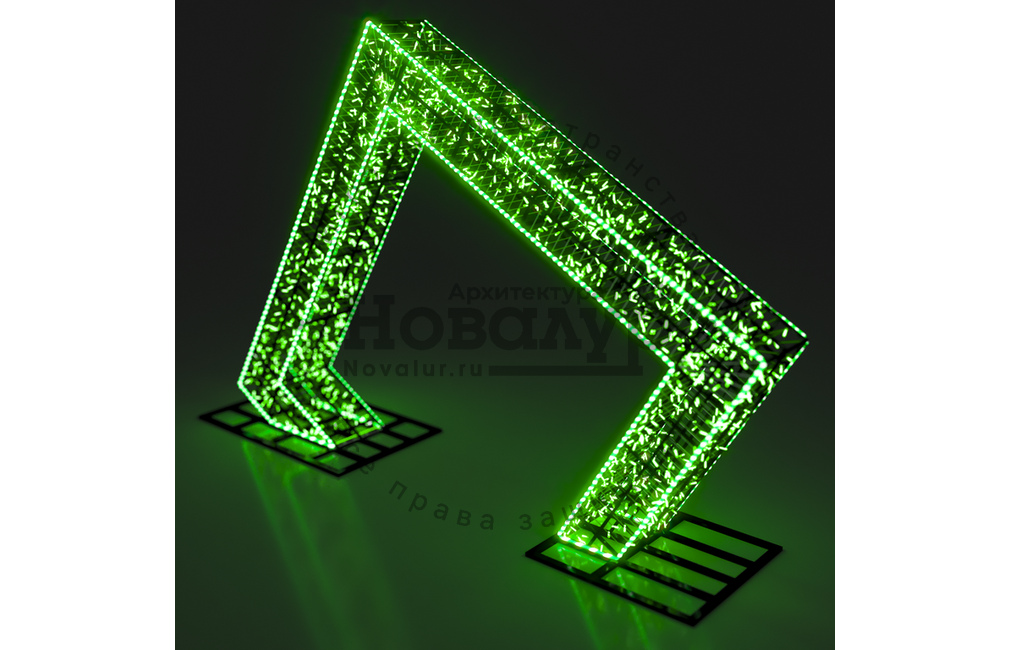 Новогодняя светодиодная арка 'Тоннель'