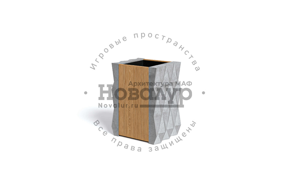 Урна бетонная 'Геометрия'