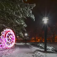 Светодиодная фигура 'Новогодний шар 'Вселенная''